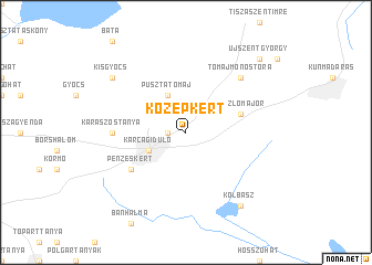 map of Középkert