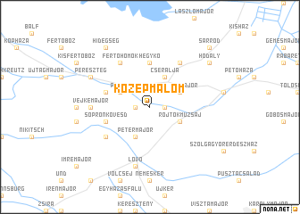 map of Középmalom