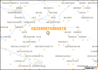 map of Közép Rátka Pusta