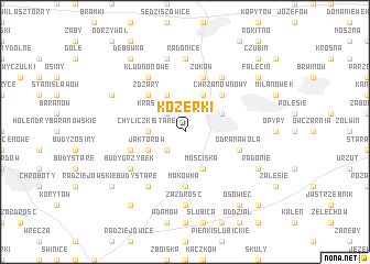 map of Kozerki