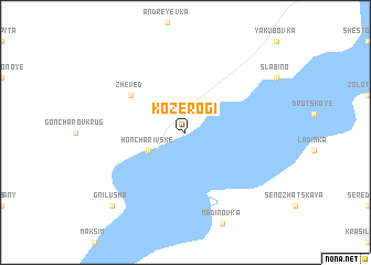 map of Kozerogi