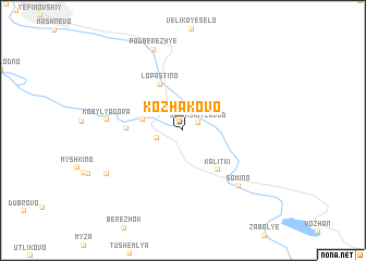 map of Kozhakovo