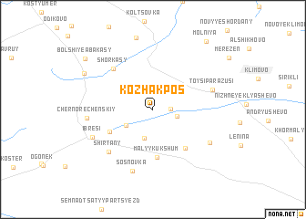 map of Kozhakpos\
