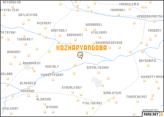 map of Kozhar-Yandoba