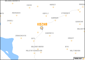 map of Kozha