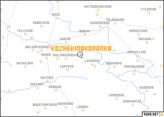 map of Kozhekina Kopanka