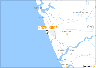 map of Kozhikode