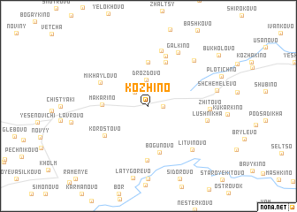 map of Kozhino