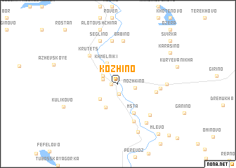 map of Kozhino