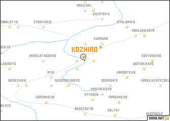 map of Kozhino