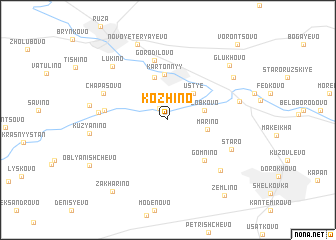 map of Kozhino