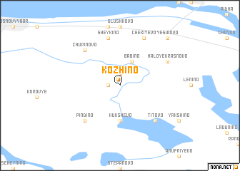 map of Kozhino