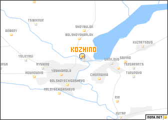 map of Kozhino