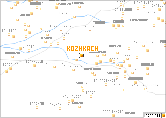 map of Kozh Kach