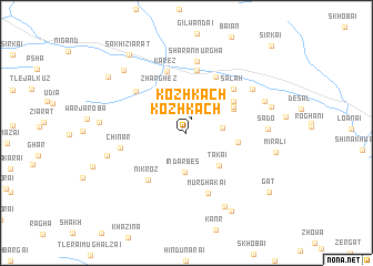 map of Kozh Kach