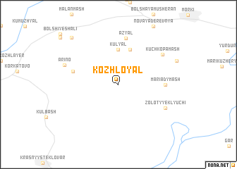 map of Kozhloyal