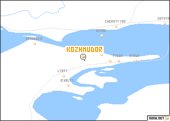 map of Kozhmudor