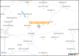 map of Kozhukhovka