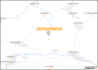 map of Kozhukhovka