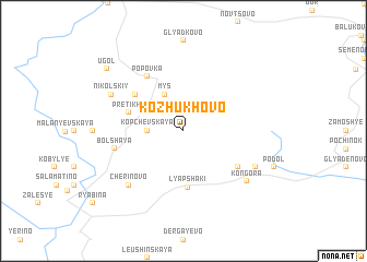 map of Kozhukhovo