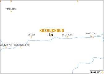 map of Kozhukhovo