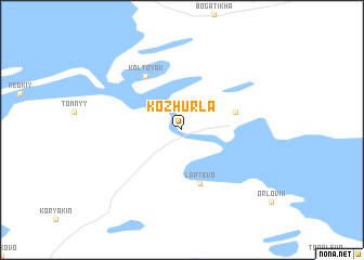 map of Kozhurla