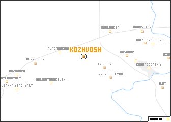 map of Kozhvosh