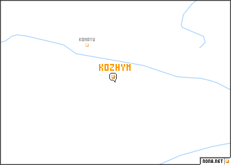 map of Kozhym