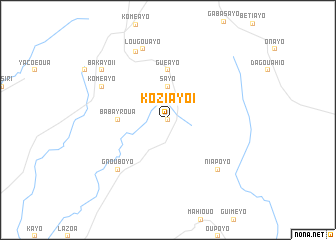 map of Koziayo I