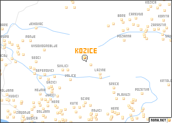 map of Kozice