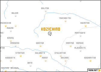 map of Kozichino