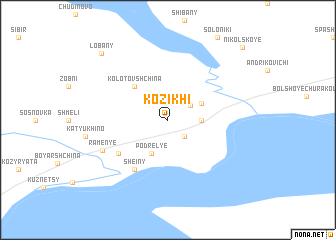 map of Kozikhi