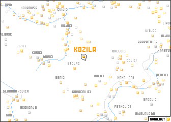 map of Kozila