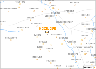 map of Kozilovo