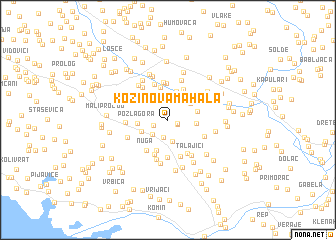 map of Kozinova Mahala