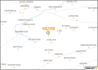 map of Kozino