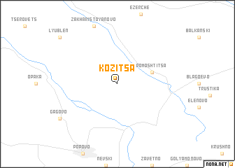 map of Kozitsa