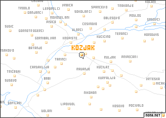 map of Kozjak