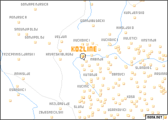 map of Kozline