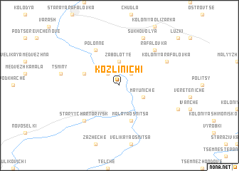map of Kozlinichi