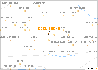 map of Kozlishche