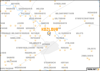 map of Kozlova