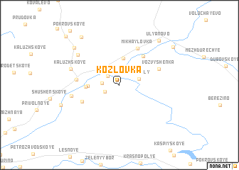 map of Kozlovka