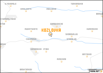 map of Kozlovka