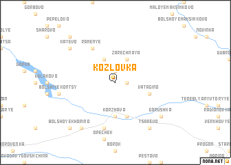 map of Kozlovka