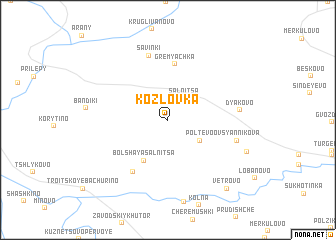 map of Kozlovka