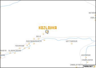 map of Kozlovka