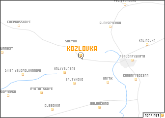 map of Kozlovka