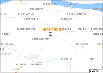 map of Kozlovka