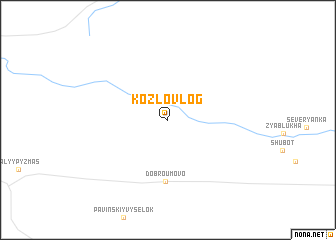 map of (( Kozlov Log ))